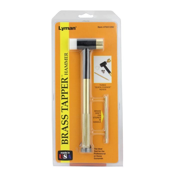 LYMAN "BRASS TAPPER" HAMMER - BRASS/NYLON/STEEL