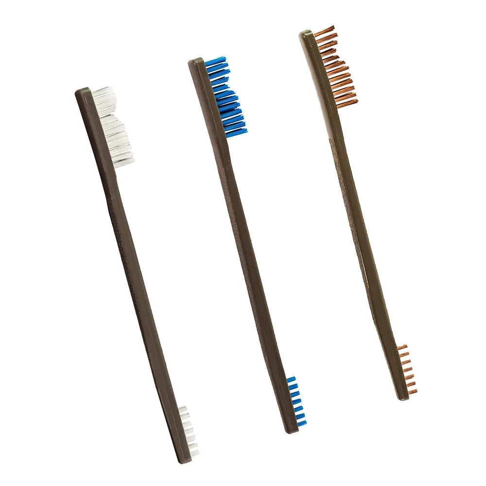 Otis AP Brushes Multi-caliber Universal Firearm Bronze/nylon Bristles 3 Per Pkg