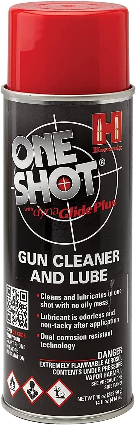 Hornady One Shot Gun Cleaner And Case Lube, 10 Oz – Aerosol Dry Lube, With Dynaglide Plus