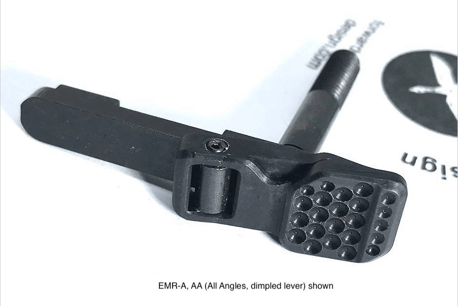 Forward Controls Design Ambidextrous AR-15 Magazine Release - Dimpled Lever - EMR-A-AA