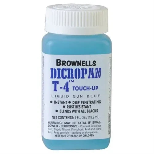 BROWNELLS DICROPAN T-4 TOUCH-UP LIQUID GUN BLUE 4OZ