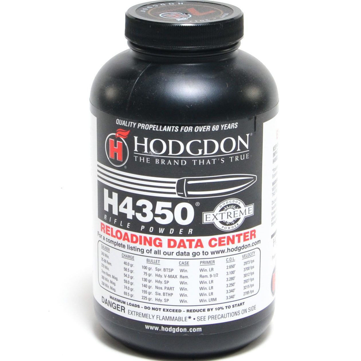 Hodgdon H4350 Smokeless Powder - 1 Lb.