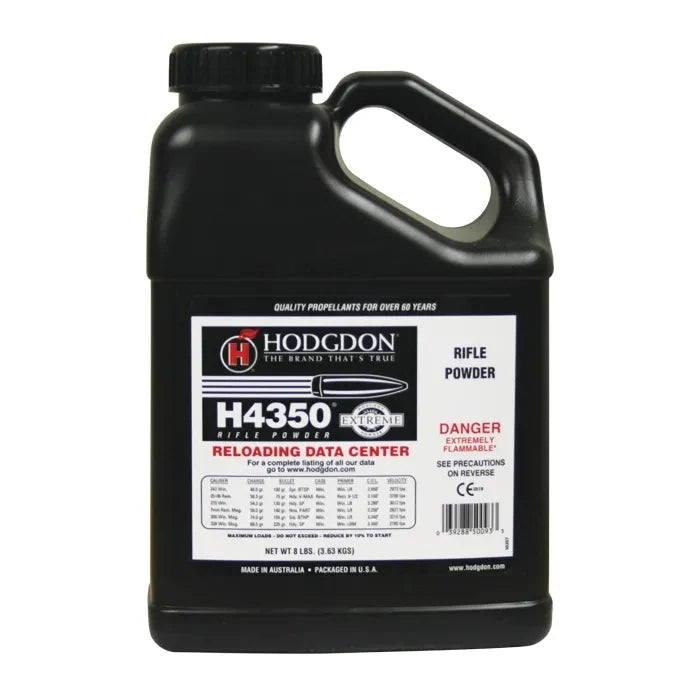 Hodgdon H4350 Smokeless Powder - 8 Lbs.