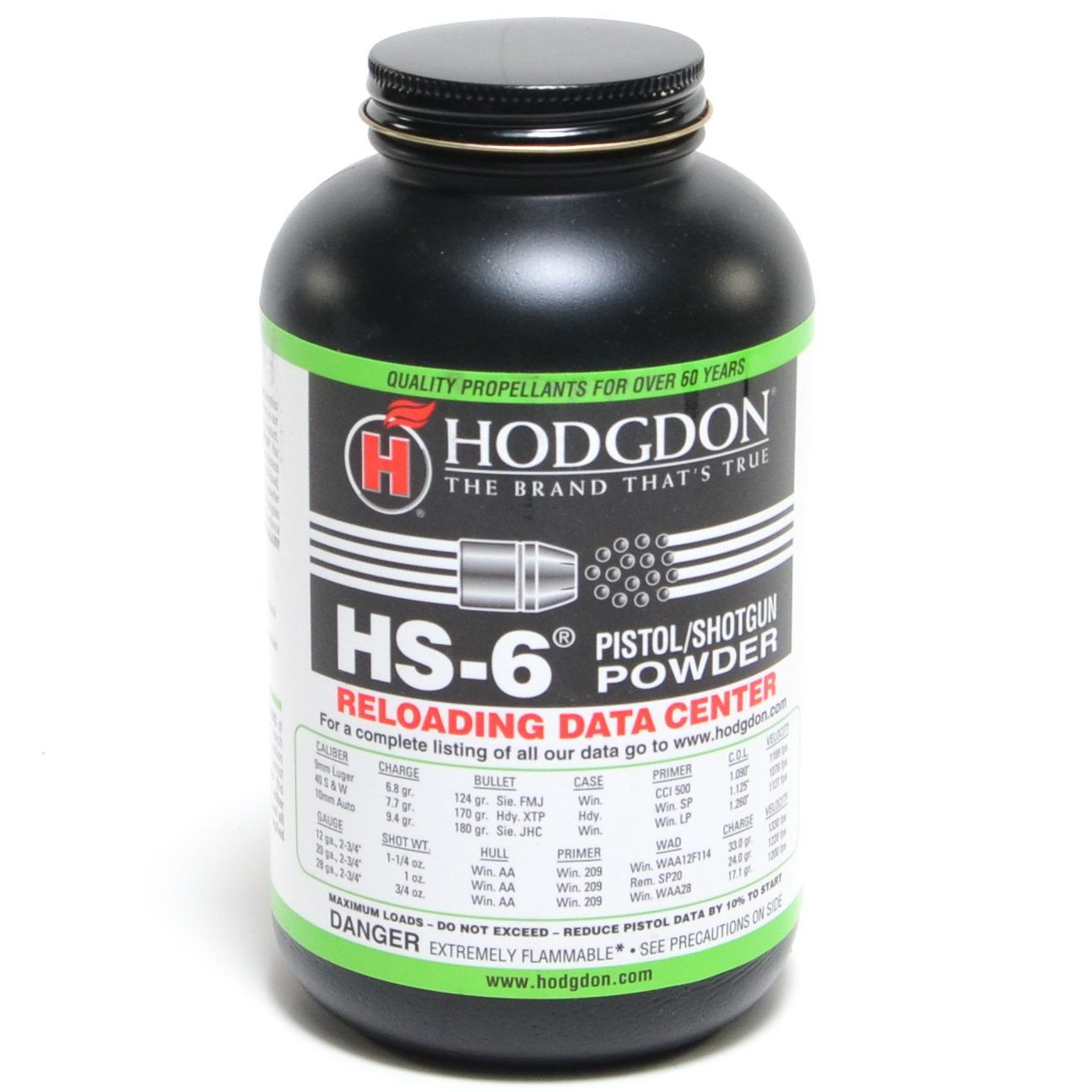 Hodgdon HS-6 Smokeless Powder - 1 Lb