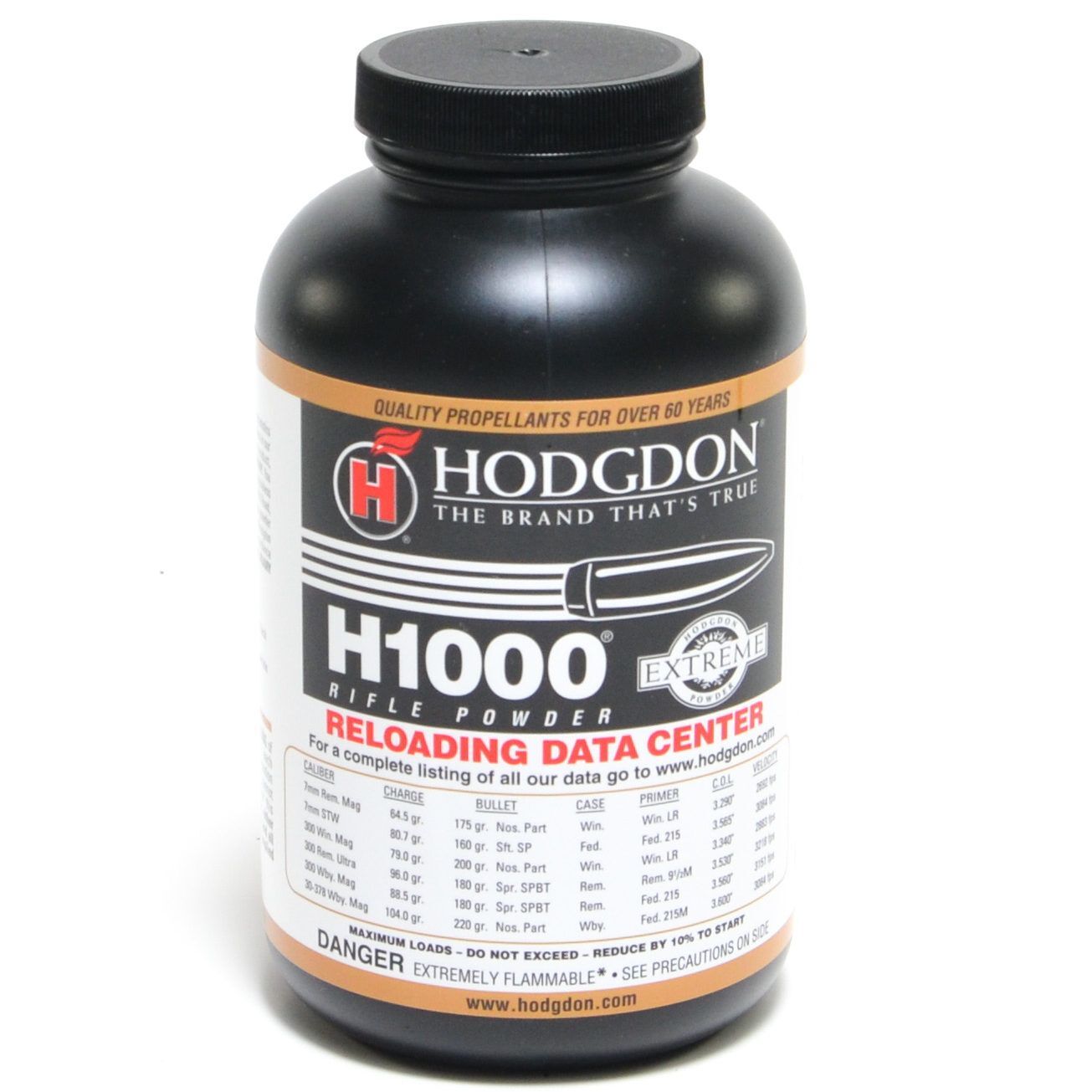 Hodgdon H1000 Smokeless Powder - 1 Lb.