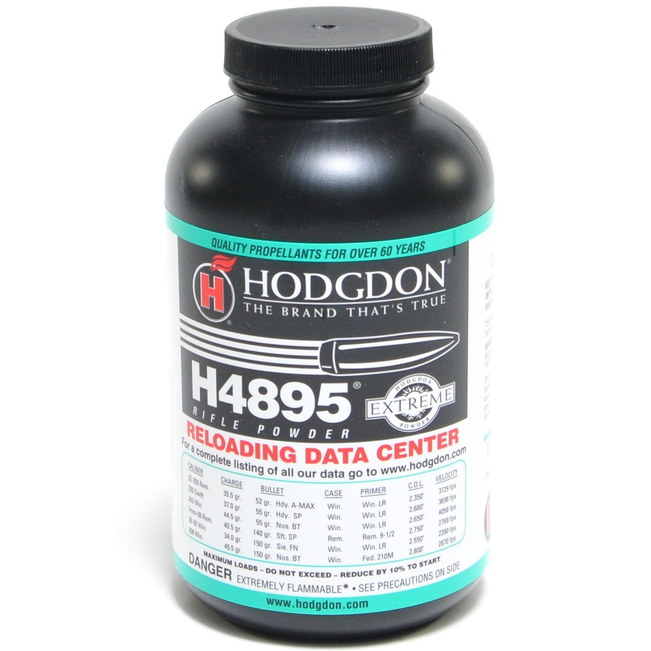 Hodgdon H4895 Smokeless Rifle Powder - 1 Lb.